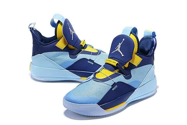 Air Jordan 33 Black And Blue Men 3