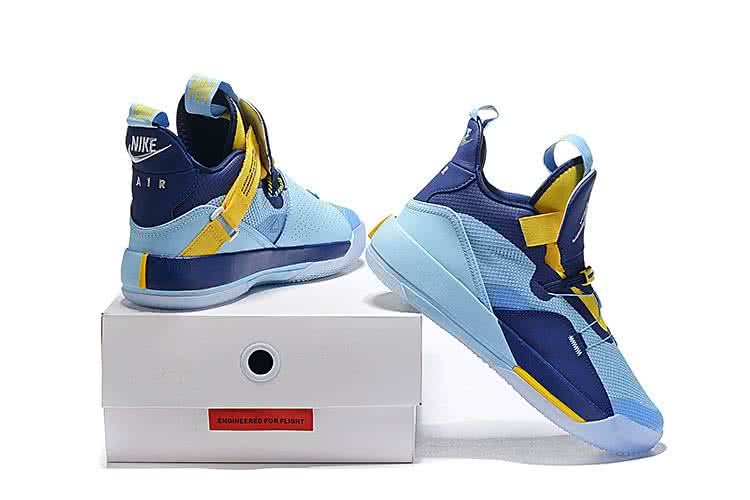 Air Jordan 33 Black And Blue Men 2