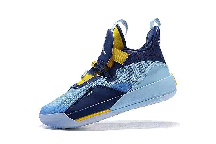 Air Jordan 33 Black And Blue Men 4