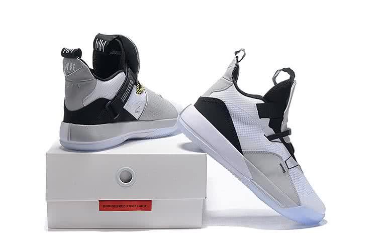 Air Jordan 33 Grey And White Men 2