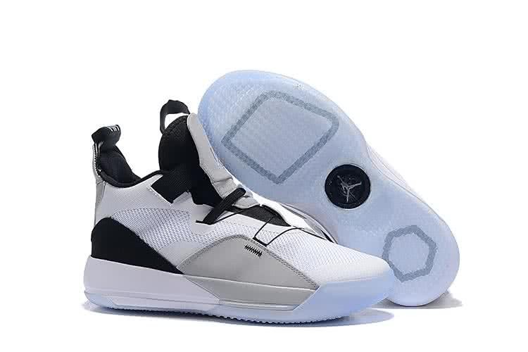 Air Jordan 33 Grey And White Men 1