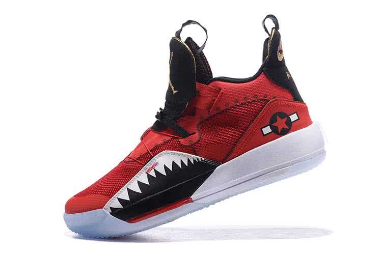 Air Jordan 33 Red And Black Men 4