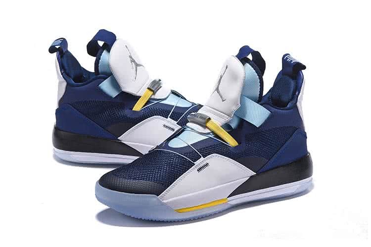 Air Jordan 33 Black And Blue Men 4