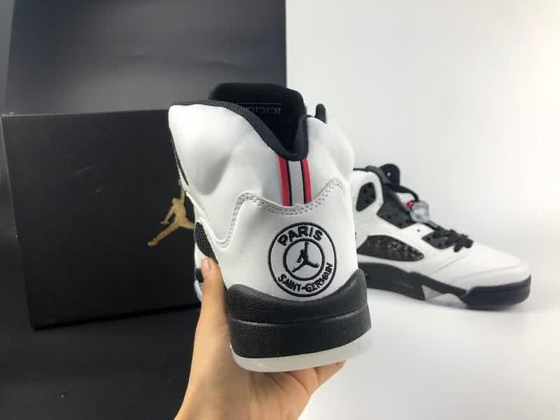Air Jordan 5 Black And White Men 3