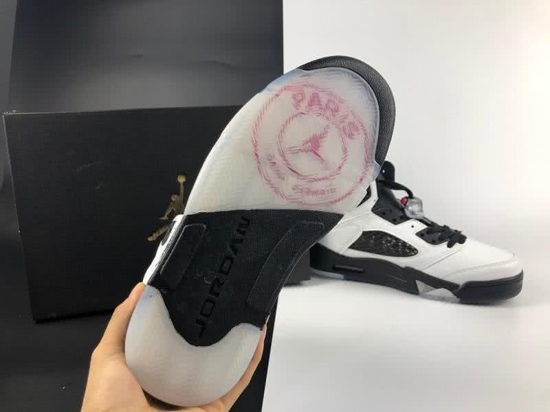 Air Jordan 5 Black And White Men 6