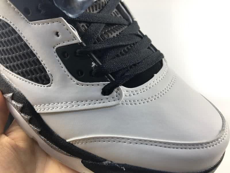 Air Jordan 5 Black And White Men 7