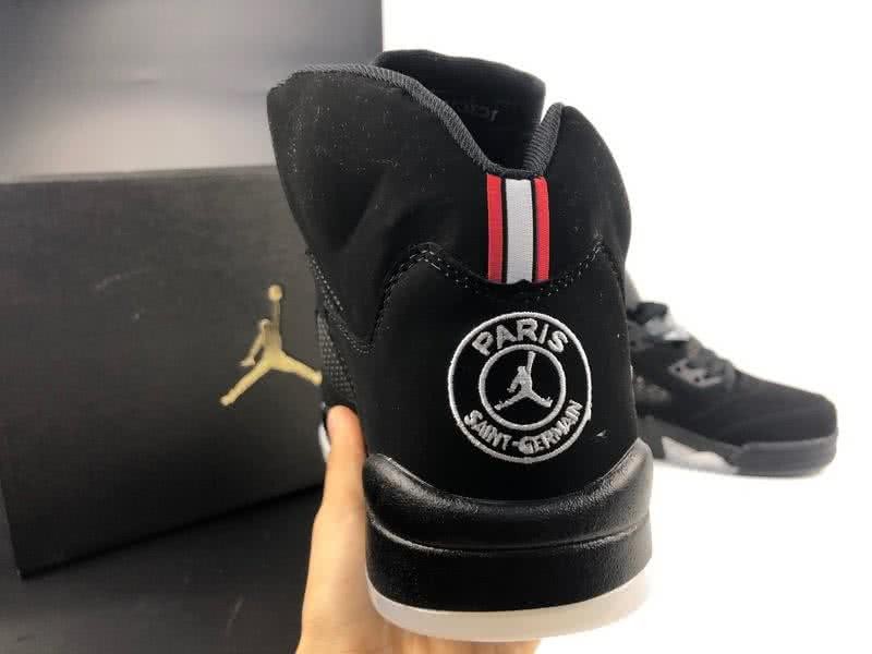 Air Jordan 5 Black And White Men 4