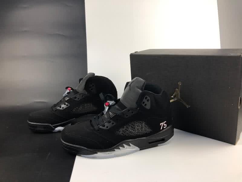 Air Jordan 5 Black And White Men 6