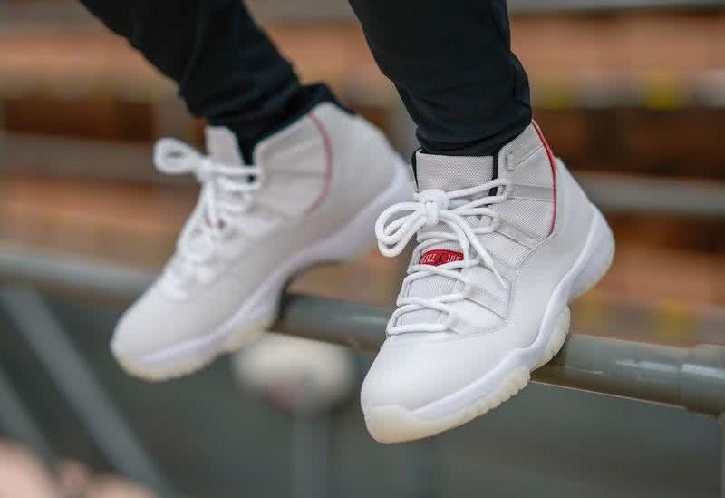 Air Jordan 11 Platinum Tint White Men And Women 3