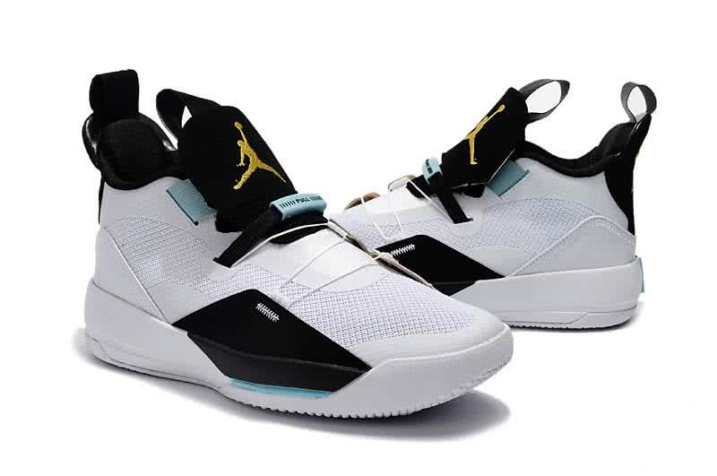 Air Jordan 33 Black And White Men 4