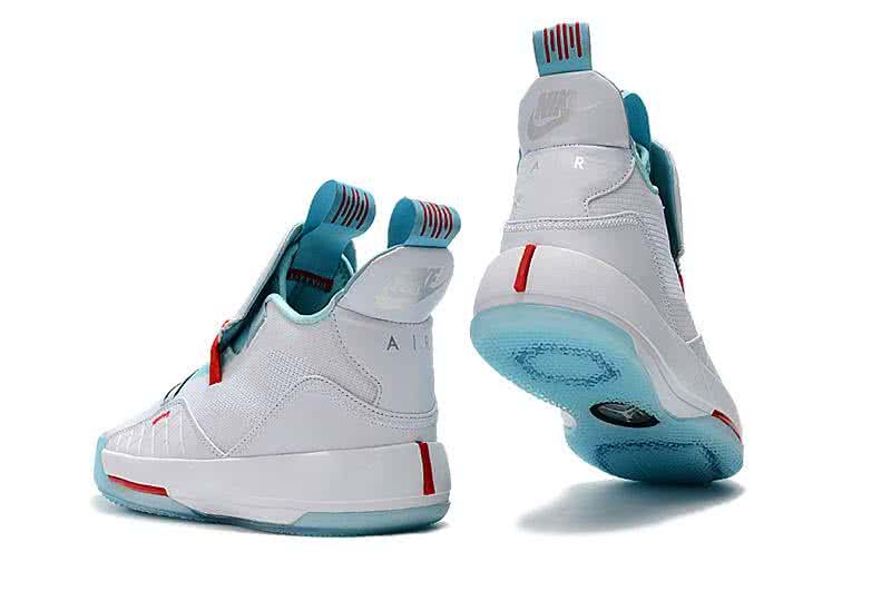 Air Jordan 33 Blue And White Men 2
