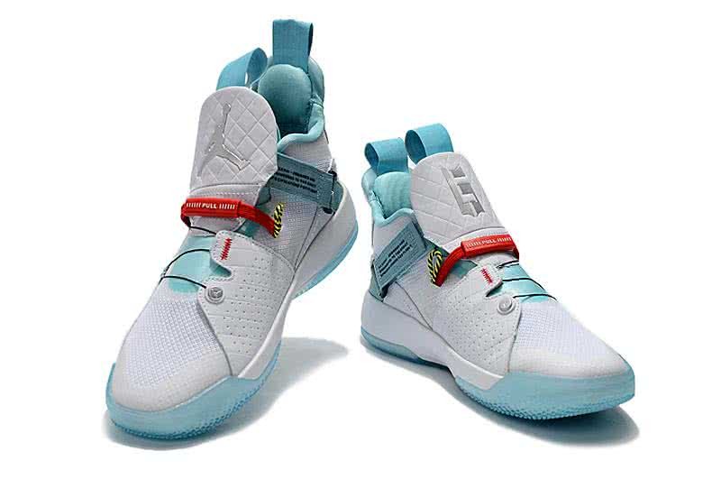 Air Jordan 33 Blue And White Men 3