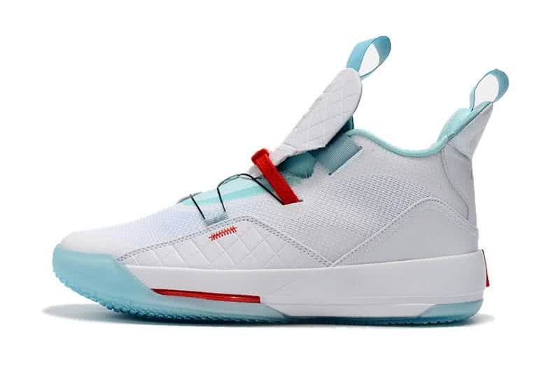 Air Jordan 33 Blue And White Men 5