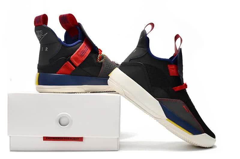 Air Jordan 33 Black White And Red Men 5