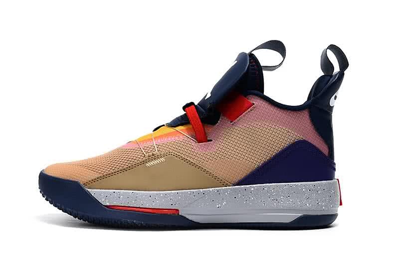 Air Jordan 33 Black White And Pink Men 5