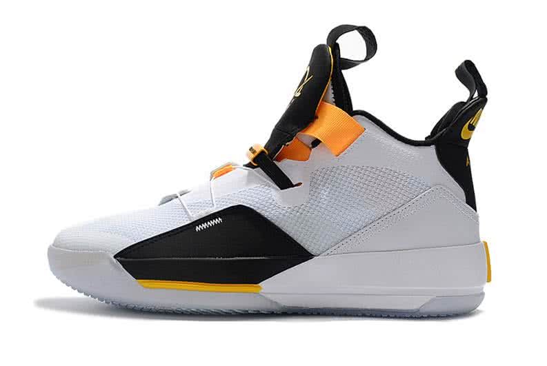 Air Jordan 33 White And Yellow Men 3