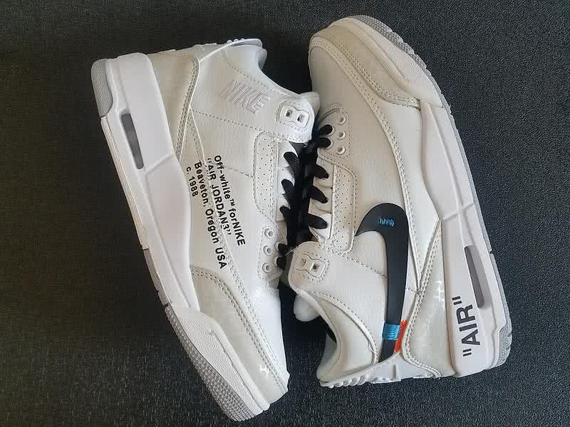 Air Jordan 3 Shoes Black And White Men 5