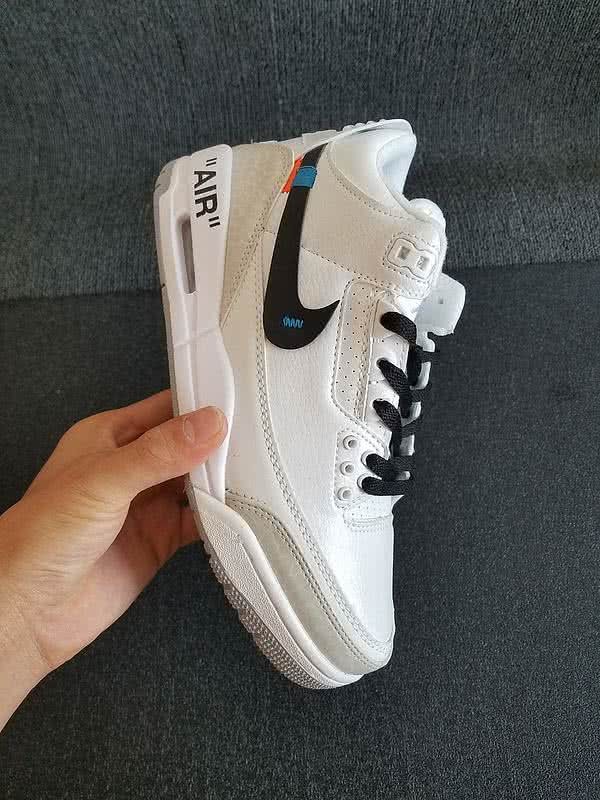 Air Jordan 3 Shoes Black And White Men 6