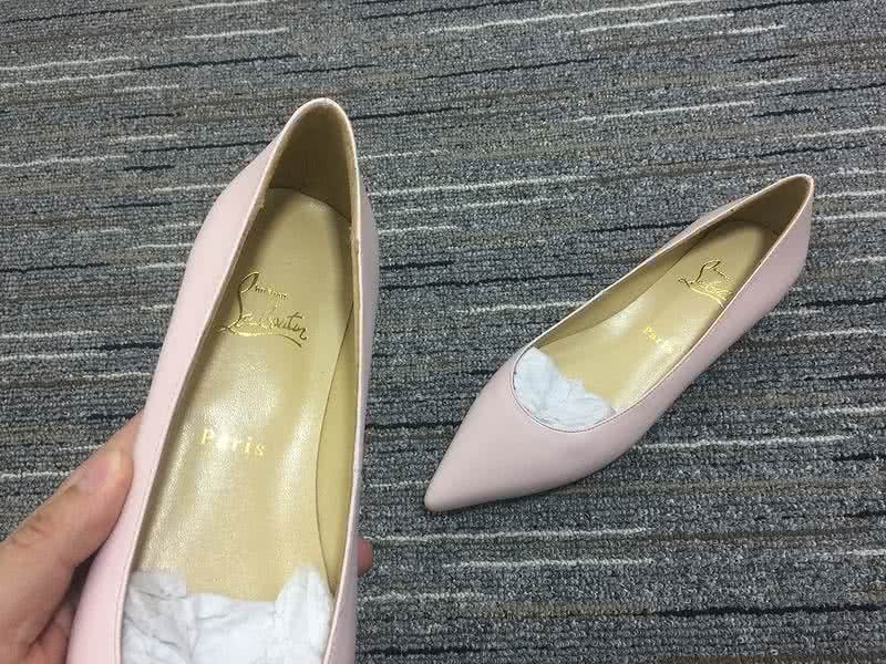 Christian Louboutin Women's Flats Nude Pink 6