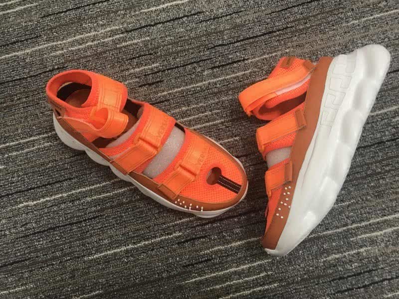 Versace Orange And White Sole Leisure Sports Shoes Men/Women 4
