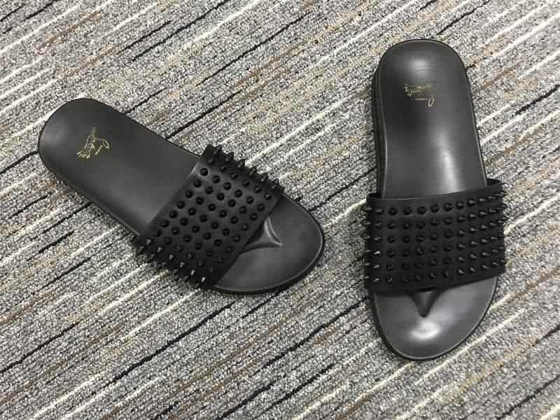 Christian Louboutin Women's Sandals All Black And Rivets 5