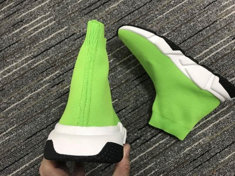 Balenciaga Speed Trainers Green Sneakers Men Women 7