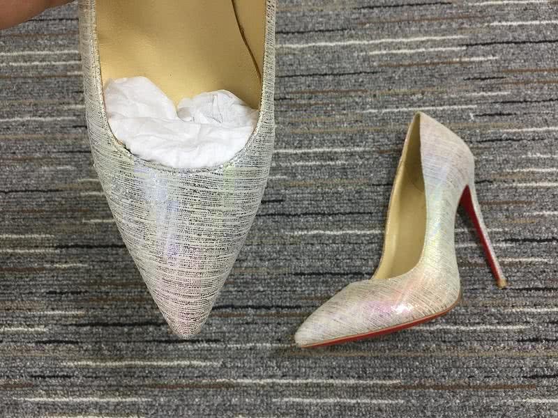 Christian Louboutin High Heels Silver Women 6