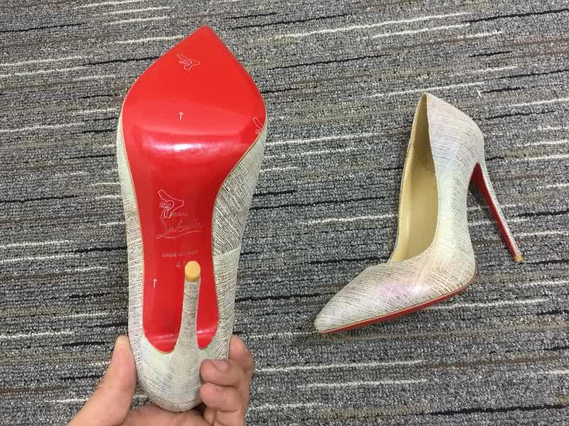 Christian Louboutin High Heels Silver Women 7