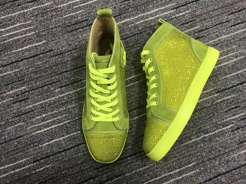 Christian Louboutin Louis Rhinestone Sneaker Green Men Women 3
