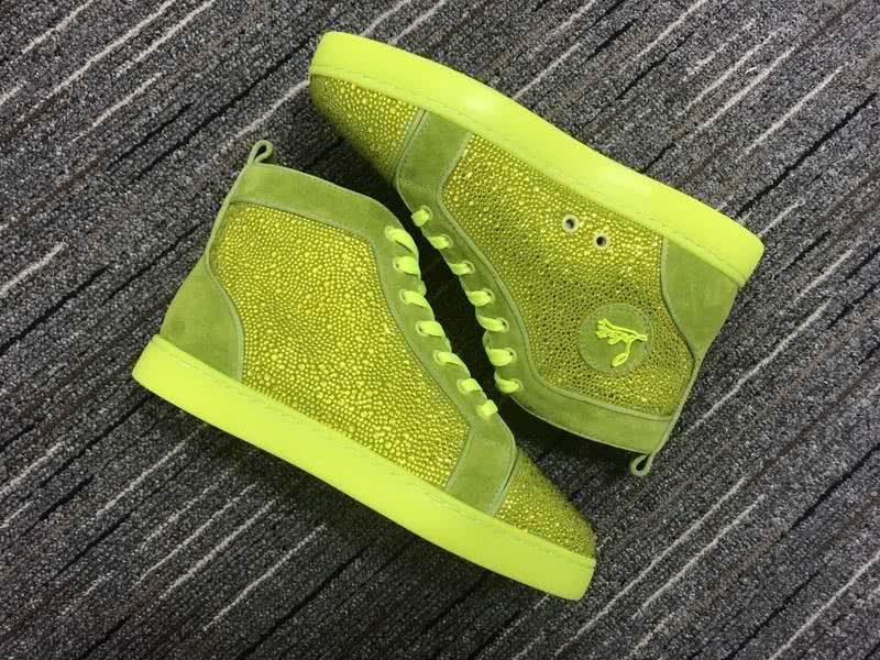 Christian Louboutin Louis Rhinestone Sneaker Green Men Women 5