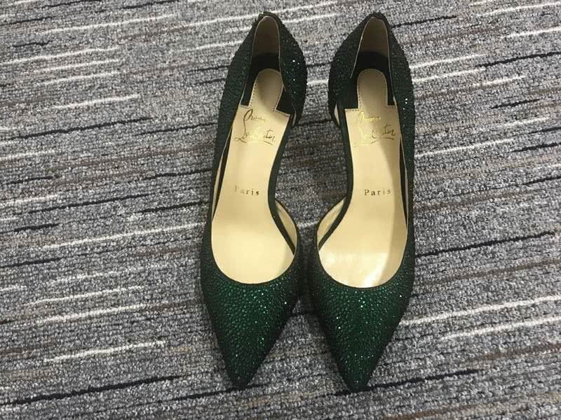 Christian Louboutin Pump High Heels Green Women 1