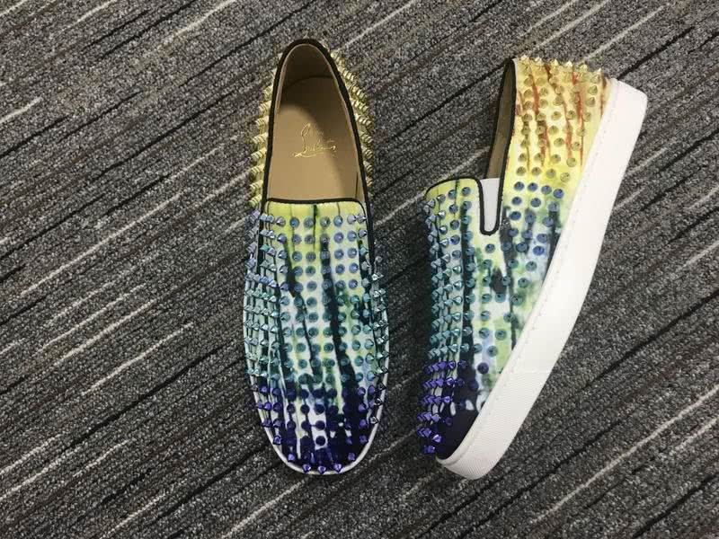 Christian Louboutin Roller Boat Green Men Women 1