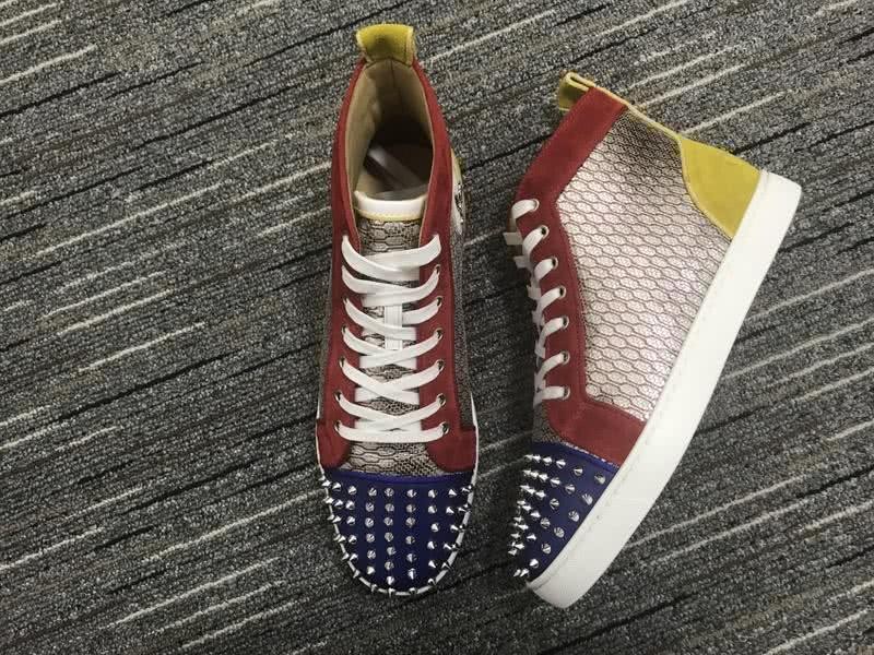 Christian Louboutin Louis Rhinestone Sneaker Red Men Women 5