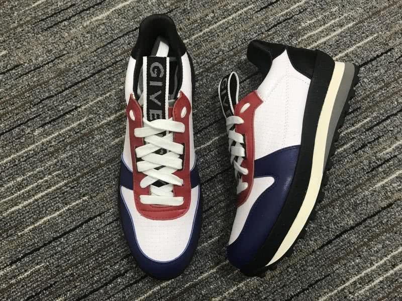 Givenchy Sneakers 3002 White and purple and burgundy  leather Black upper Men 1