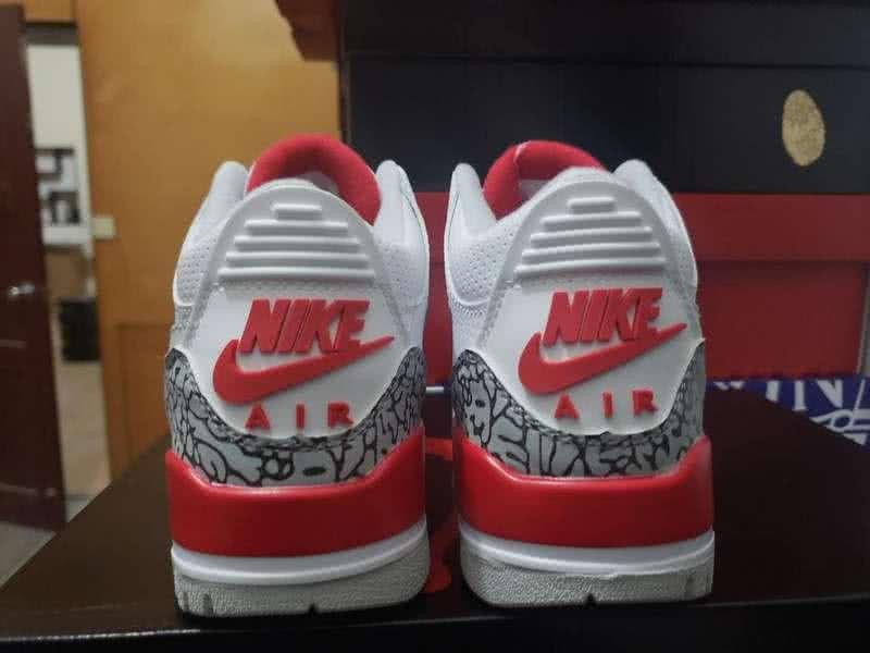 Air Jordan 3 White Blue And Red Women/Men 4
