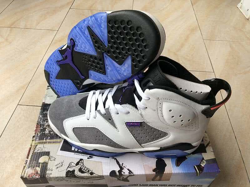 Air Jordan 6 FIint White And Grey Men 1
