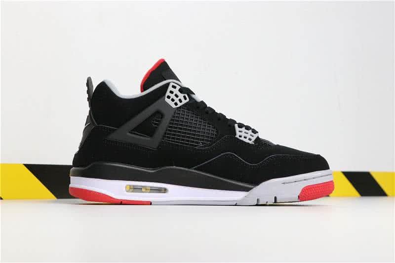 Air Jordan 4 BRED Black And Red Men 3