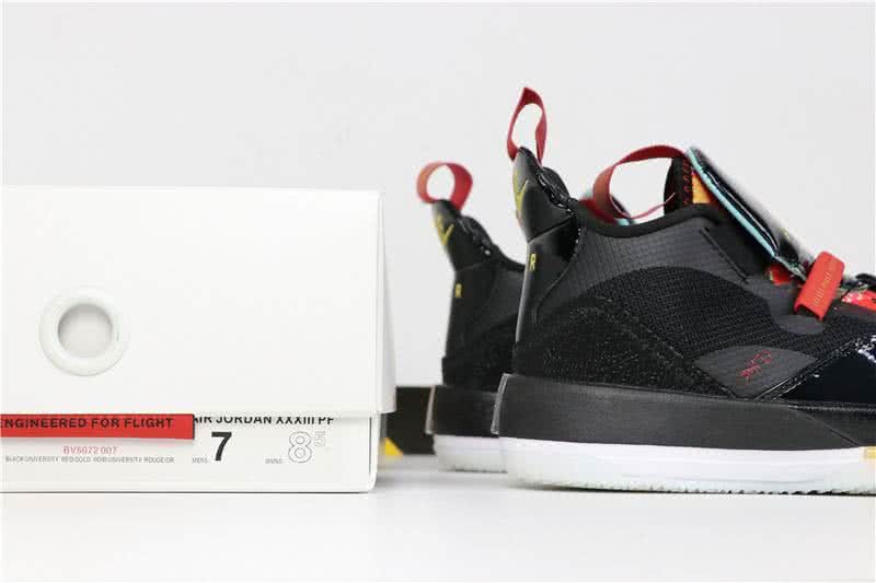 Air Jordan 33 Black And Purple Men 7