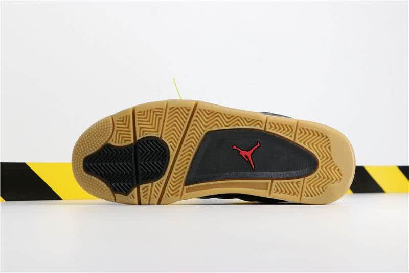 Air Jordan 4 SE Laser Black Gum Black Brown And White Men 4