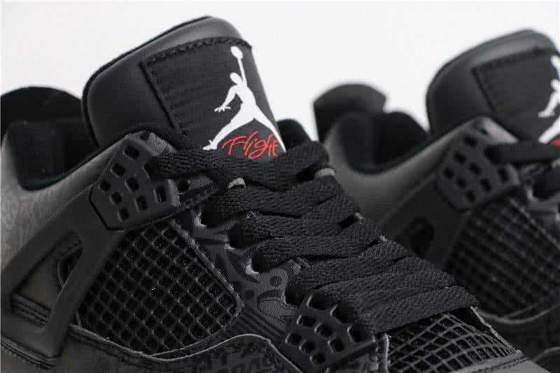 Air Jordan 4 SE Laser Black Gum Black Brown And White Men 7