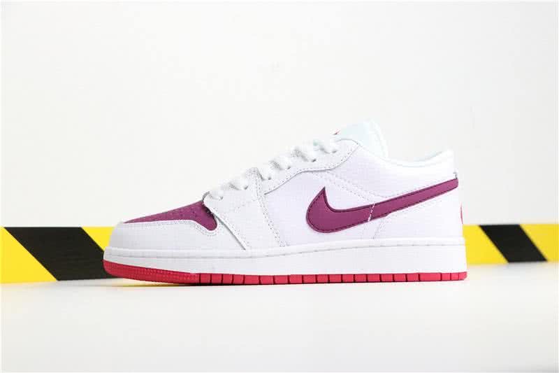 Air Jordan 1 low White Pink And White Women 1