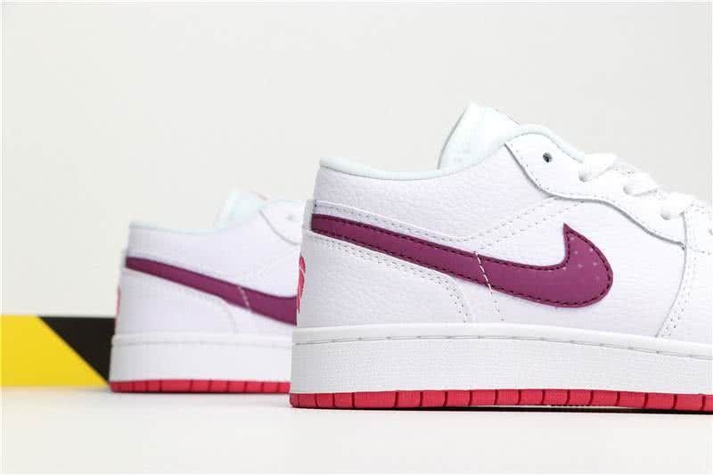 Air Jordan 1 low White Pink And White Women 6