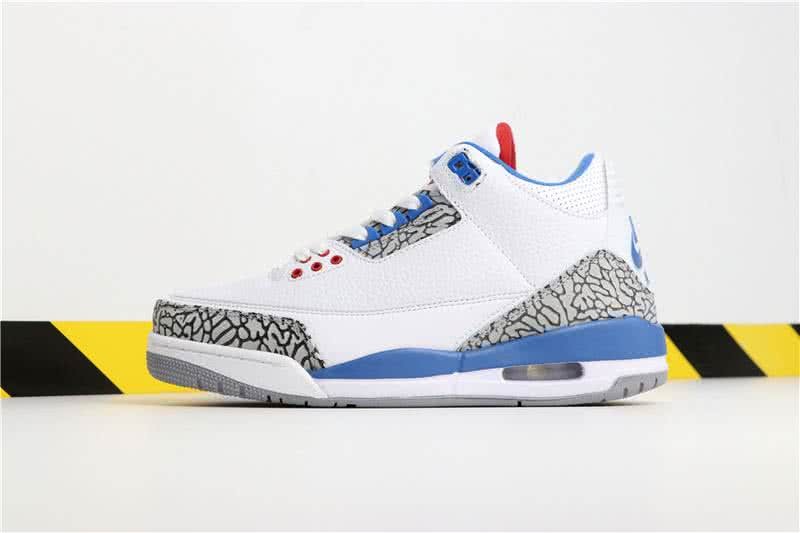 Air Jordan 3 True Blue And Red Men 2
