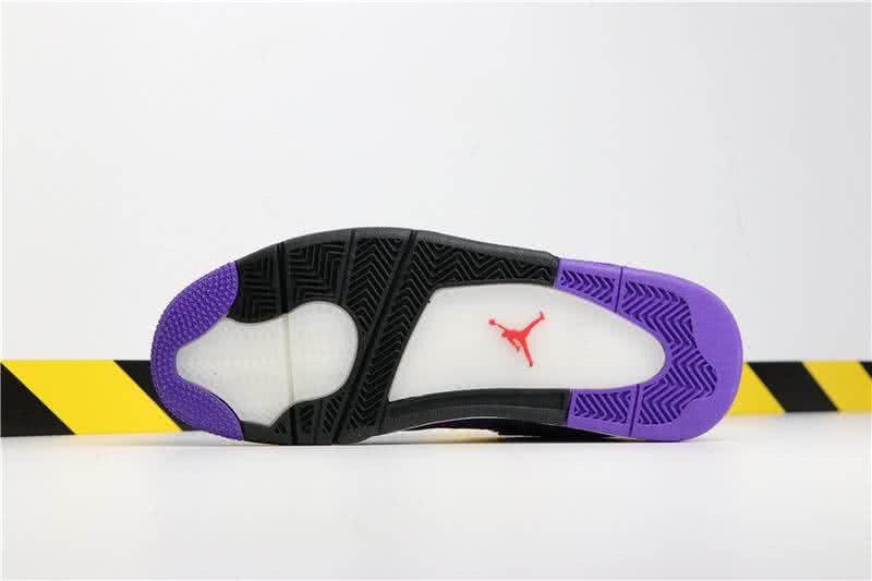 Travis Scott x Air Jordan 4 PURPLE And Black Men 4