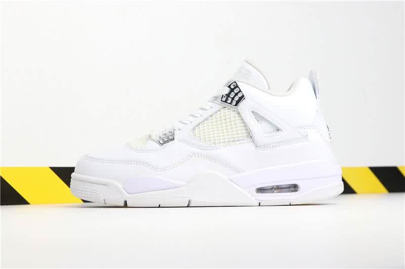 Travis Scott x Air Jordan 4 Pure Money White Men 1