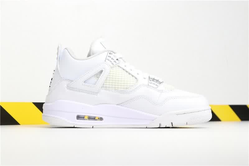 Travis Scott x Air Jordan 4 Pure Money White Men 2