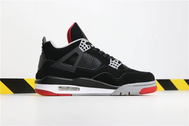Air Jordan 4 BRED Black And Red Men 3