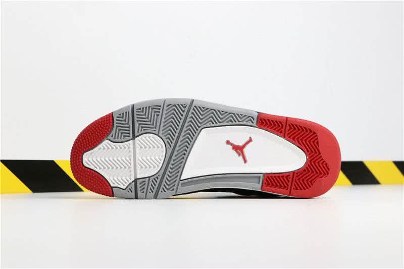 Air Jordan 4 BRED Black And Red Men 4
