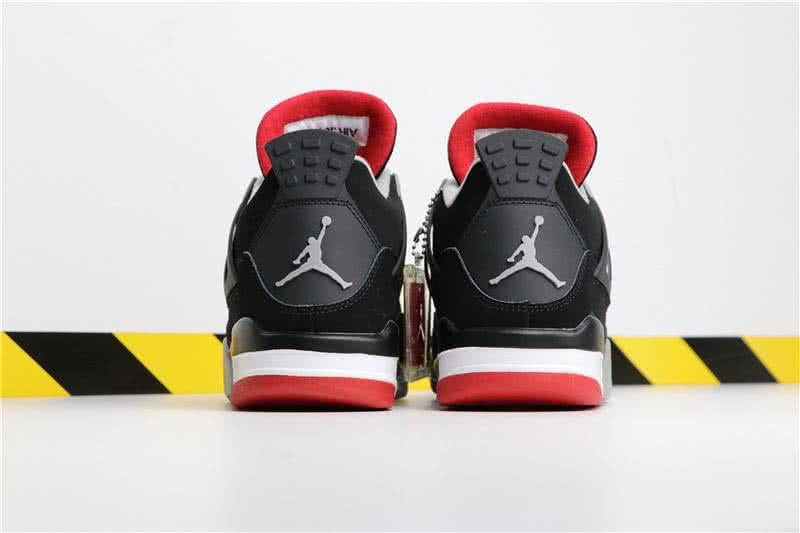 Air Jordan 4 BRED Black And Red Men 5