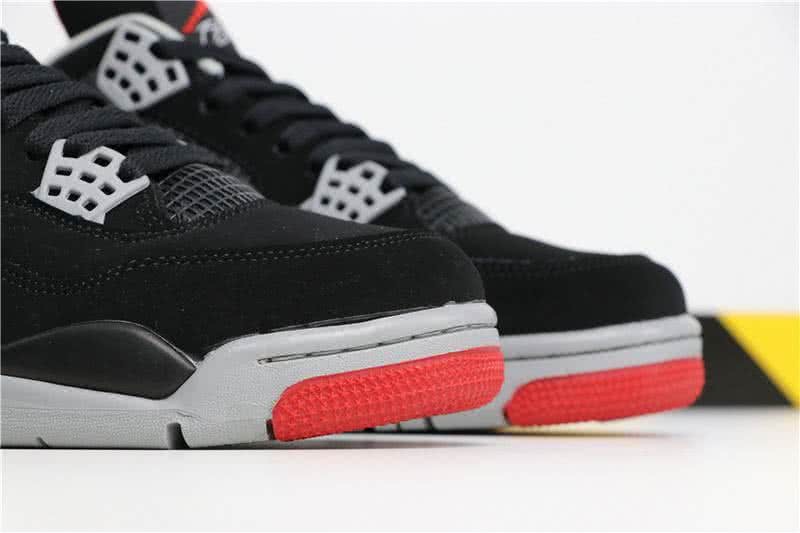 Air Jordan 4 BRED Black And Red Men 7